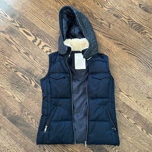 Womens Zipper Puffy Vest